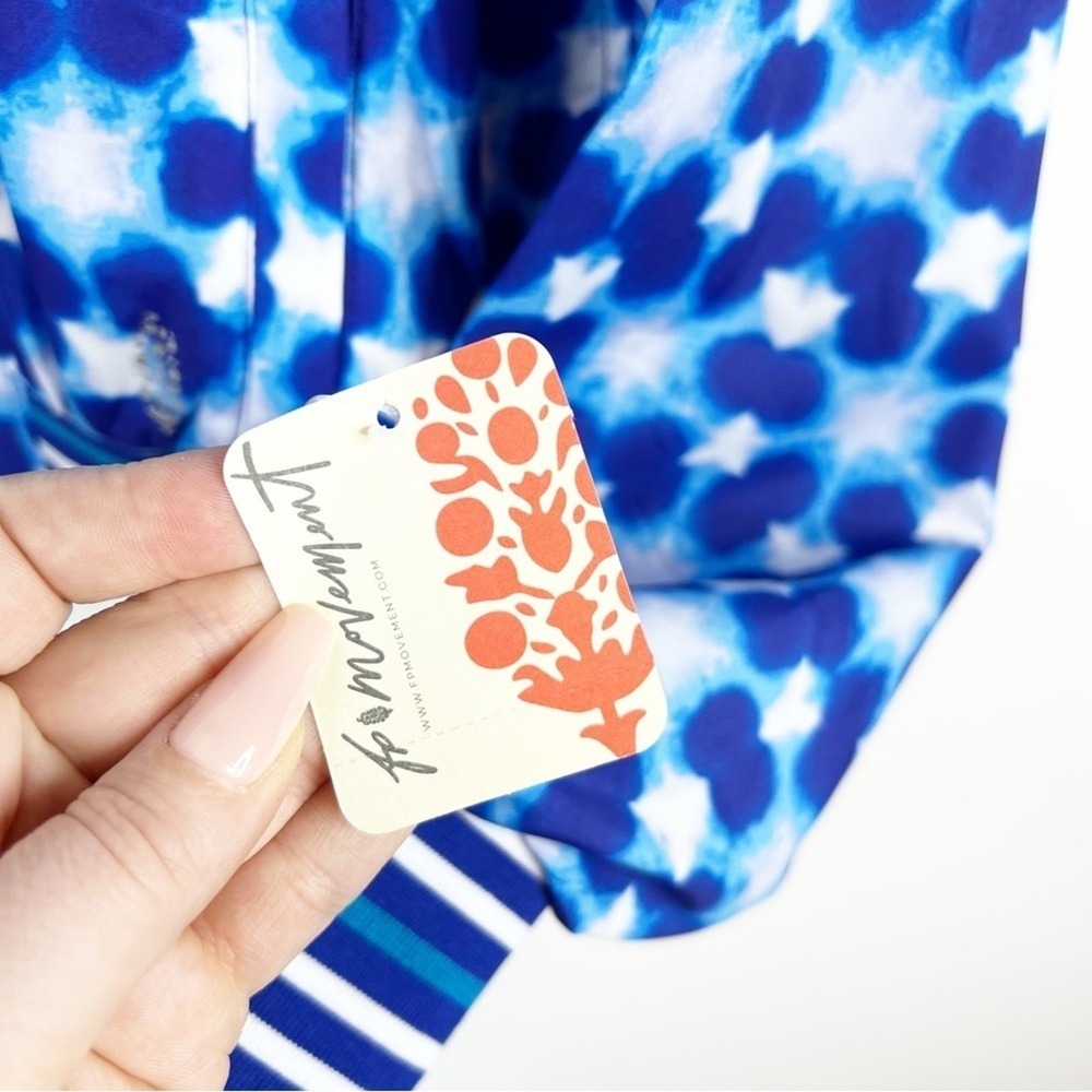 NWT Free People Movement Top Speed Water-Resistant Jacket Women's M Blue Tennis - Picture 10 of 12